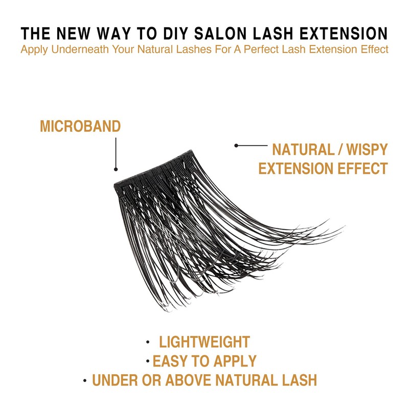 i•ENVY VLuxe Extended 3D False Eyelashes Natural Look Reusable Easy