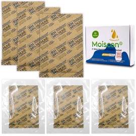 Wisesorb 84% Two-Way Humidity Control Packs for Storing 1 lb – Size 60 – 50 Pack – Seasoning Packets Moisture Control Packets Individually Wrapped, Humidifier Packs for Season Wood Humidifier Boxes