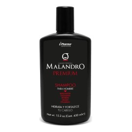 Malandro Shampoo Premium 450 Ml Bergamota, Colágeno, Romero