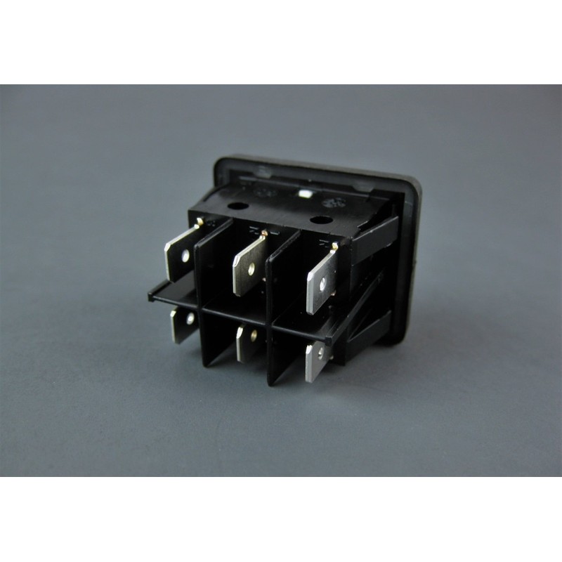 Titan Black Push Button Switch, Manual Operation, 1-way, 1 Count