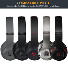 Studio 3 Replacement Hinge as Same as OEM A1914 Replacement Parts Repair Kit Durable Accessories Compatible with Beats by Dre Studio3 (A1914) and Studio Pro (A2924) Wireless Headphones (Black)