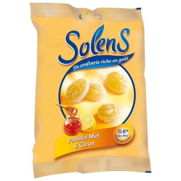 Solens Bonbons Duos Miel Citron 100 g