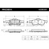 RIDEX Brake Pads Set Brake Blocks Brake Stones Set Rear