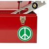 2 x 10cm Peace Vinyl Sticker Symbol Hippy Camper Van