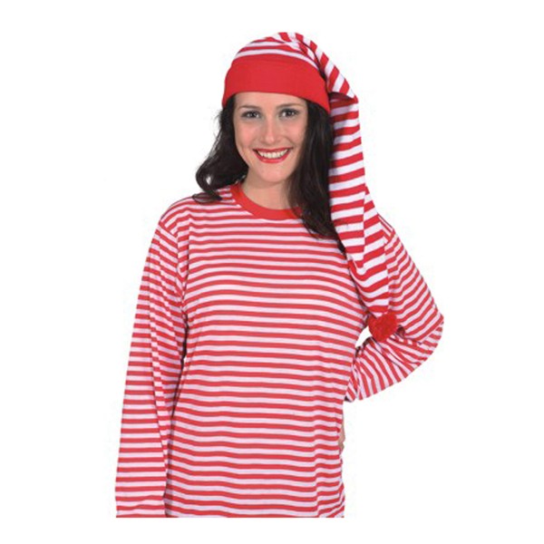 Pointed Hat Red/White