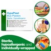 HypaPlast Blue Visually Detectable Plasters, 7.2x2.5cm (Pack of 100)