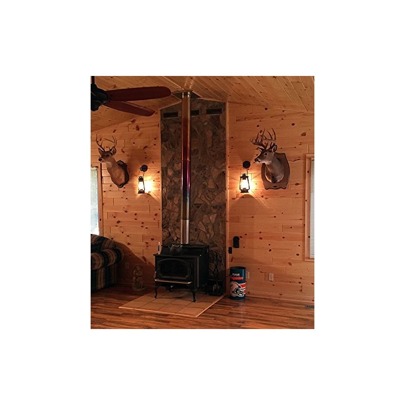 Rustic Wall Sconce Lantern, Farmhouse Wall Light Fixture with Glass