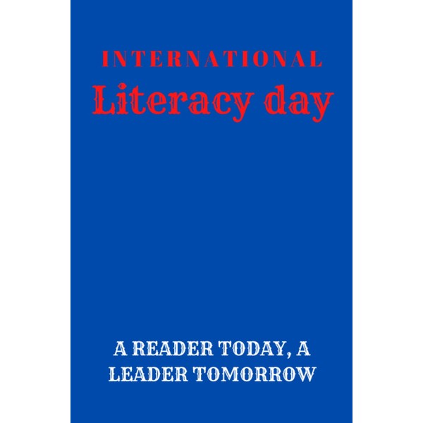 International Literacy day: Lined Notebook