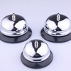 Silver Desktop Call Bell / Service Bell (Steel) DD-11013 2ea