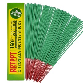 Citronella Incense Sticks with Natural Essential Oils - 150 Count