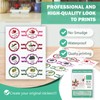 8.5x14 Removable Self-adhesive Vinyl Sticker Paper, Waterproof, Legal Size, Suitable