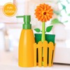 Vigar Flower Power Kitchen Soap Dispenser Set, Dish Soap Dispenser