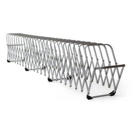 LEE Flexifile Expandable Collator to Organizer, 24 Sections, Letter to Legal Size Files, 6.5" X 10.25" X 10.5", Silver