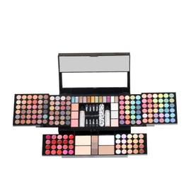 Eyeshadow Palette, Eyeshadow Make Up Cosmetic Palette, Make-Up Palette with Highly Pigmented Colours, Eyeshadow Make-Up Cosmetics with Lip Gloss, Eyeshadow, Blush for Professional and Daily Use