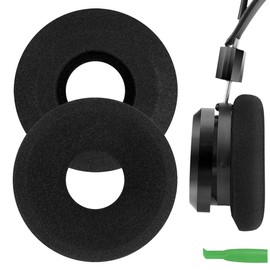 Geekria Comfort Foam Replacement Ear Pads for GRADO PS1000, GS1000, SR80e, SR80i, SR125i, SR225i, SR60, SR80, SR125 Headphones Earpads, Headset Ear Cushion Repair Parts (Black)