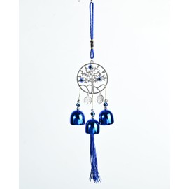 Crocon Evil Eye Hangings Unique Outdoor Crystal Tree of Life with Dream & Window Hanging for Mom Women Men & Good Luck Charm for Doorways Walls & Cars Chakra Décor Size : 12.99 inch.