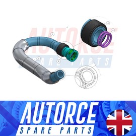 Heater Inlet Hose Pipe For FORD Transit 2.4 TDCi (2006-2014) 6C1118K579AG, 6C1118K579AF, 1437301 - AUTORCE