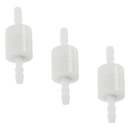 EPLZON 3/8" Plastic One Way Barb Hose Inline Check Valve Non Return For Fuel Oil Water Air(pack of 3pcs)