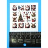 Stickasaurus Wrecks Christmas Santa & Reindeer Mini Sticker Sheet