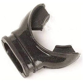 SALVIMAR Unisex Adult Mouthpiece Snorkel - Black