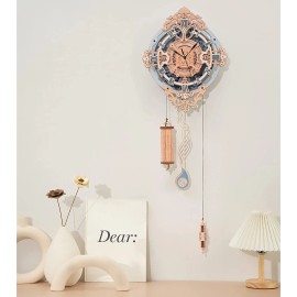 ROKR 3D Wooden Puzzles for Adults-DIY Wall Quartz Clock Kits Jigsaw Gifts