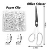 White Office Supplies, UPIHO White Desk Accessories, Stapler and Tape