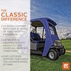 Classic Accessories Fairway Short Roof 2-Person Travel Golf Cart Enclosure,