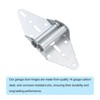 uxcell 4 Pcs Garage Door Hinge #3 Hinge, 14 Gauge