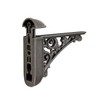 Chinflly Adjustable Glass Floating Shelf Brackets,2 PCS Antique Glass Shelf
