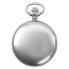 Gotham Men's Silver-Tone Blue Dial Covered Quartz Pocket Watch #
