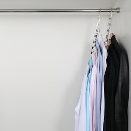 Magicool Hanger Magicool 8 Pack Metal Magic Cascading Hanger Space Saving Hangers Closet Organizers Suit for Shirt