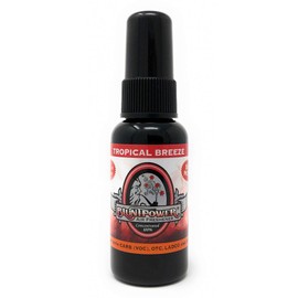 Blunt Power Air Freshener Spray - Tropical Breeze Red, 1.5 Oz - Long-Lasting Oil-Based Room and Car Deodorizer