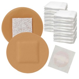 200 Spot Bandages - Small Sheer Plastic Adhesive Dot With Non-Stick Pad - Sterile Tiny Round 7/8" for Small Wounds, Pimples, Vaccination and Blisters on Face, Hands and Arms