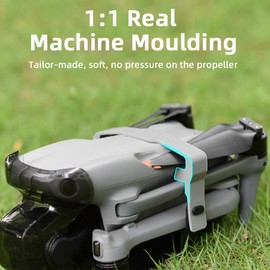 Propeller Guard Protector Stabilizer, Drone Propeller Protector Stabilizer and Propellers Fixator, Drone Propellers Props Blades Accessories for AIR 3 (Black Gray)