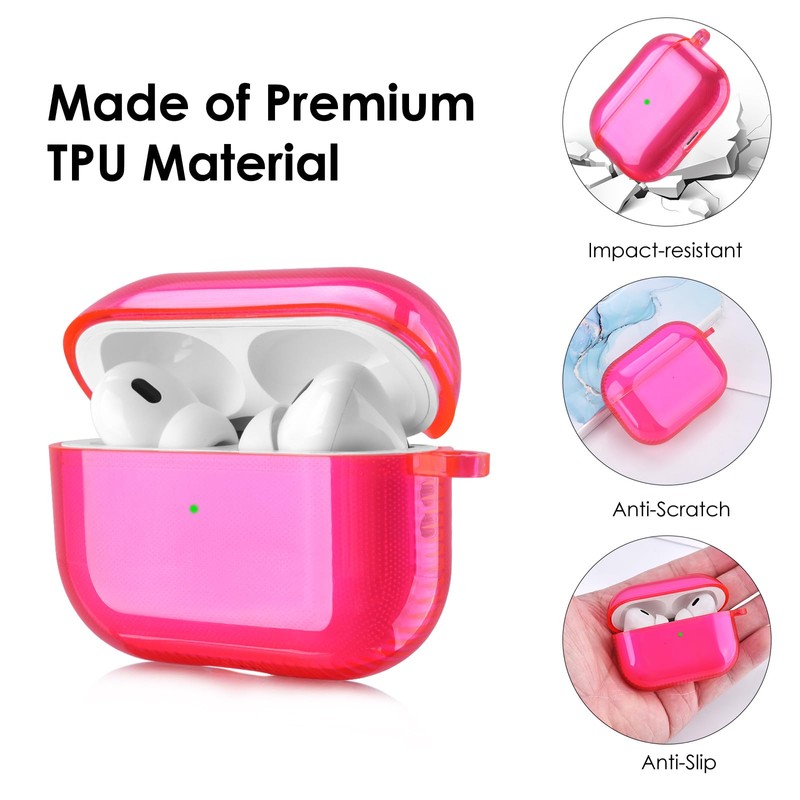 KOREDA Protective Cover for AirPods Pro 2nd Generation/1st Generation, Soft