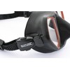 SEAC Unisex-Adult Raptor kleinvolumige Maske zum Freitauchen und Speerfischen, schwarz/rote,