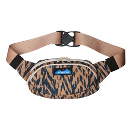 KAVU Canvas Spectator Belt Bag Hip Fanny Pack - Chevron Shore