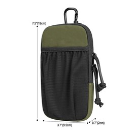 HOUSON Tactical Molle EDC Pouch, Small EDC Tool Bag Cell Phone Bag Organizer Tool Holder Bag for Sports Hiking Camping