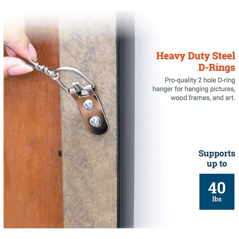 generic 50 Piezas Anillo En D Servicio Pesado Colgadores De