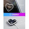 Car LED Ambient Light - Solar-Powered Heart-Shaped LED Neon Light,