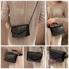 Ayliss Women Crossbody Handbag Purse Small Rivets Studded Tassel Shoulder