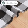 misaya 2 Pack Waterproof Vinyl Table Cloth, Buffalo Flannel Backed