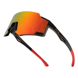 PAIS Sport Sunglasses Men Women Lightweight TR90 Frame Shield Lens for Fishing, Cycling, Camping, Running