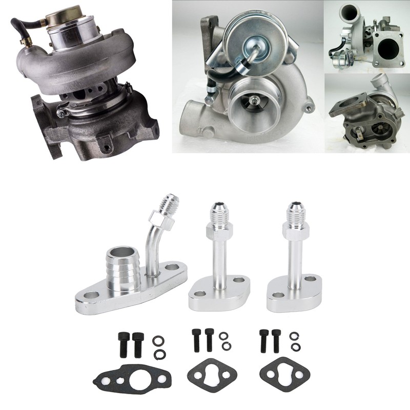 Car Turbo Oil Feed Drain Flange Kit K026‑0043 Maintenance Replacement