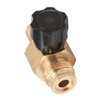 G1/2 14 CO2 Cylinder Refill Adapter Bottle Connector with Black