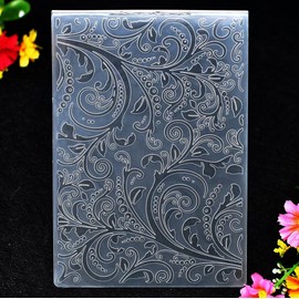 Kwan Crafts Leaves Plastic Embossing Folders for Card Making Scrapbooking and Other Paper Crafts