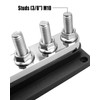 GMURA Heavy Duty Bus Bar 12-48V 600A Max, 4 M10