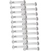 Newsfana Inline Skate Wheel 15/64" Shaft Hex Socket Screw (20pack-Silver)