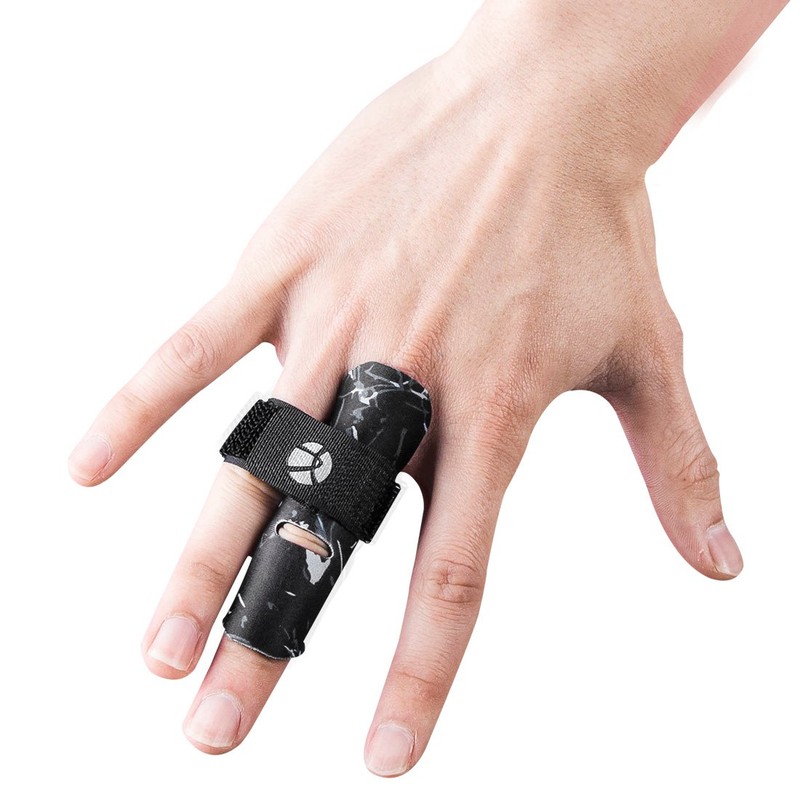 Kuangmi Finger Sleeve Support Protector and Injury During Sports (Black
