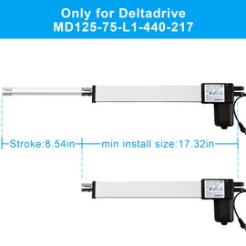 Fromann Limoss 452371 Model MD125-75-L1-440-217 for Power Recliner Lift Chairs Motor Actuator Replacement